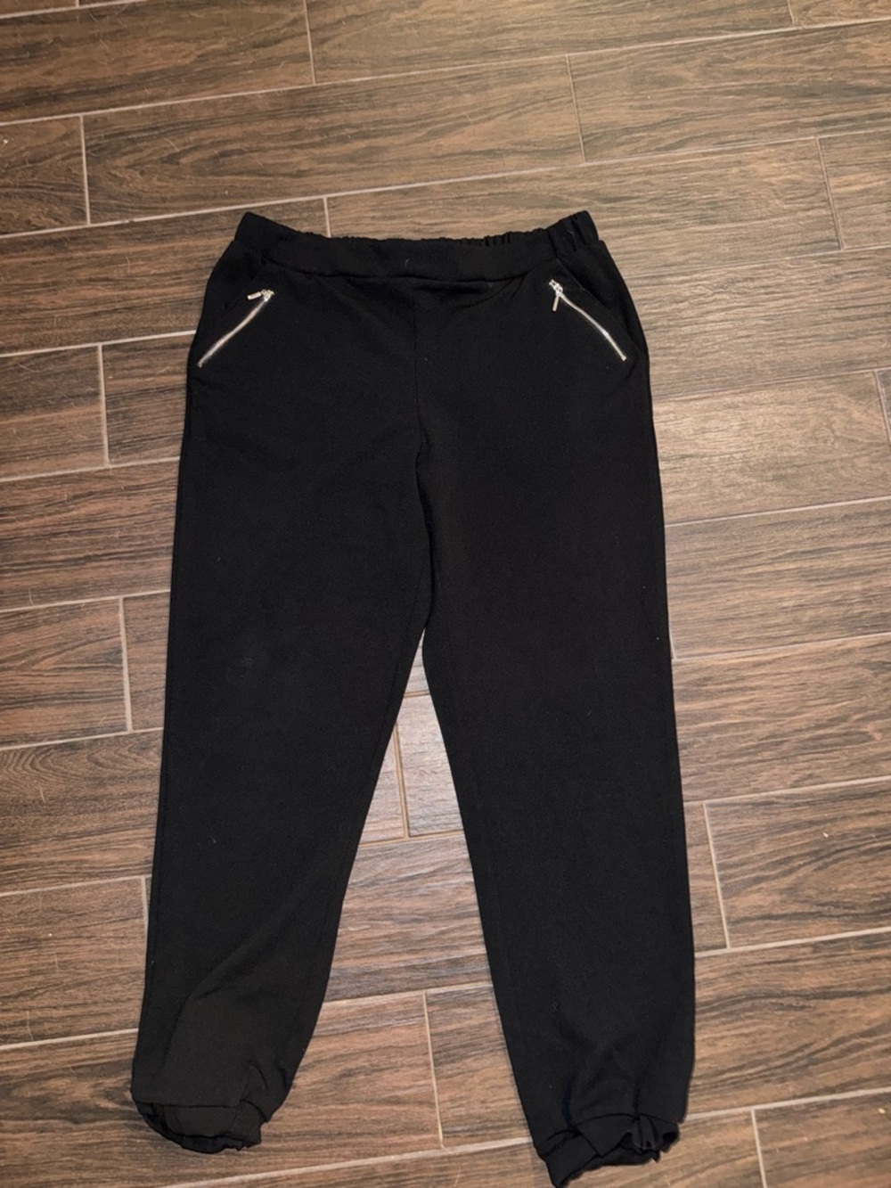 Maurices Black Zip-Pocket Jogger pants
